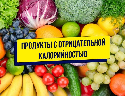 продукты с отрицательной калорийностью